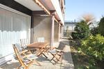 Foto vom Objekt Ferienwohnung Tidenhub (Nr. 4)  mit Strandkorb am Deich